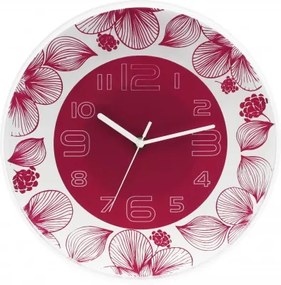 Nástenné hodiny MPM, 3227.23 - ružová, 30cm
