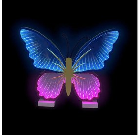 2Kids Toys - LED Neónova stolná dekorácia LED/5W/USB motýľ