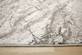 Metrážny koberec Aqua Marble 19 mramor sivý