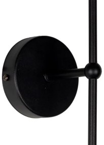 Nástenné svietidlo MADELA 1xE14/40W/230V biele/čierne