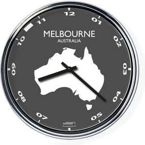 Kancelárske nástenné hodiny: Melbourne,  Výber farieb Svetlé
