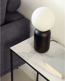 Odkladací stolík s keramickou doskou 30x45 cm Rewena – Kave Home