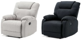 Autronic - TV a relaxační křeslo, manuální polohování, potah šedá látka - TV-4088 GREY2