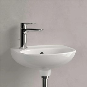 VILLEROY &amp; BOCH O.novo závesné umývadielko s otvorom vľavo, s prepadom, 360 x 275 mm, biela alpská, 43403L01