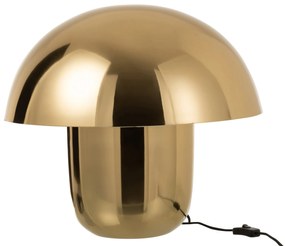 Zlatá kovová stolná lampa Mushroom Large - Ø 50*45cm