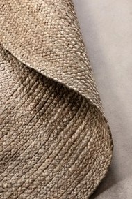 Koberec Hanse Home Jute Braided Rangpur sivý / hnedý