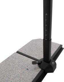 Doppler ACTIVE 240 x 135 cm - moderný slnečník s bočnou nohou - 2. akosť (S303)