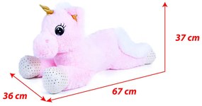 Rappa Veľký plyšový jednorožec Niko, 70 cm