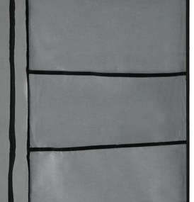 Textilná skriňa s policami a závesnou tyčou