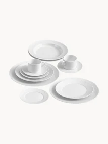 Ručne vyrobená porcelánová súprava riadu No. 41, 2 osoby (12 dielov)