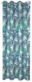 ZÁVES NA KRÚŽKOCH PALMS 02 140X250 CM VZOROVANÁ