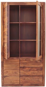 furniture-nabytek.cz - Vitrína do obývacej izby z masívu palisander 100x190x45