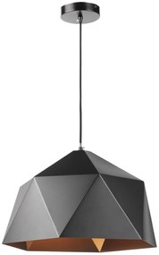 ONLI - Luster na lanku YONG 1xE27/22W/230V čierna pr. 46 cm