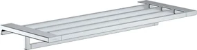 Hansgrohe AddStoris, polička na uteráky s držiakom uteráka, chrómová, HAN-41751000