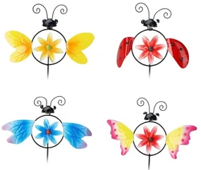 Set hmyzích zápichov s vrtuľkou 67 cm