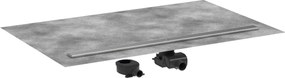Hansgrohe RainDrain Allround, úplná sada sprchového žľabu 1200 pre štandardnú/plochú inštaláciu, nerez, HAN-56190800
