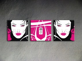Ručne maľovaný POP Art obraz I-GIRL | rôzne rozmery
