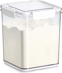 ZELLER PRESENT Dóza na potraviny so 4 klipmi, vrátane odmerky, 4200 ml, COMPACTA