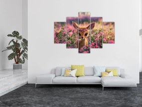 Obraz - Roztomilá srnčeka (150x105 cm)