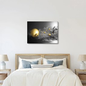 Obraz okrových gulí (70x50 cm)
