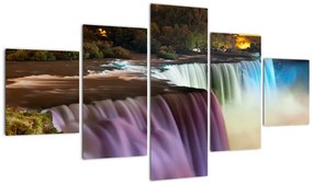 Abstraktné vodopády - obraz