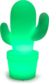 LED akumulátorová stolová lampa do exteriéru, kaktusová