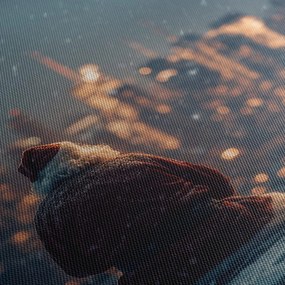 Obraz santa vo veľkomeste