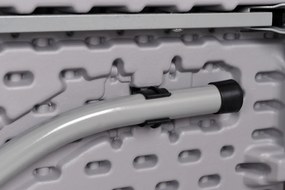 Skladací záhradný stôl sivý