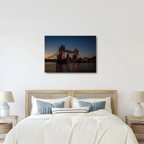 Sklenený obraz - Tower bridge (70x50 cm)