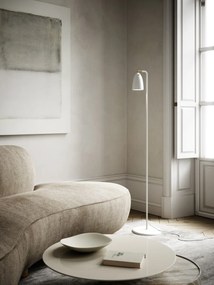 NORDLUX Podlahová lampa na čítanie NEXUS, 1xGU10, 6W, biela, sivá