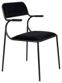 Čierne jedálenské stoličky v súprave 2 ks Alba - Zuiver