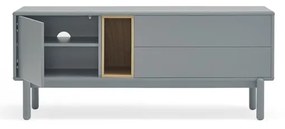 Modrý/sivý TV stolík 140x56 cm Corvo – Teulat
