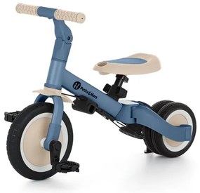 PETITE&amp;MARS - Detská trojkolka 5v1 TURBO Ocean Blue