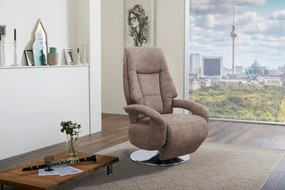 XXXLutz RELAXAČNÉ KRESLO, textil, taupe Sit & More - Online Only obývacie izby - 000144005908