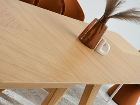 Jedálenský stôl Obviamente (dub). Akcia -11%. Vlastná spoľahlivá doprava až k Vám domov. 1137150