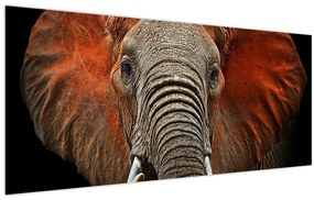 Obraz - Slony z Tsavo (120x50 cm)