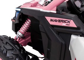 Ramiz Detské elektrické auto Buggy Maverick Turbo RR Ružové