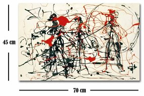 Reprodukcia obrazu Jackson Pollock 070 45 x 70 cm