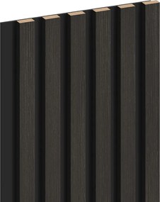 Mexen Lam-B, akustické stenové lamely 275 × 30 cm, HDF doska 4 mm, technická dyha, orech striebristý, S100-275307-3015-009