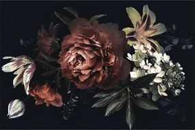 Obraz - Temné kvety (90x60 cm)