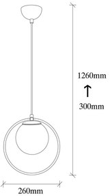 Čierne kovové závesné svietidlo Opviq lights Vivi