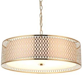 Endon 101569 - Luster na reťazi CORDERO 3xE27/10W/230V zlatý