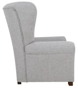 Kreslo ušiak VIVA sivé