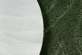 Kúpeľňový koberček SUPREME WAVES vlny, zelený kruh