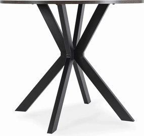 Stôl ERION 90 cm Čierny