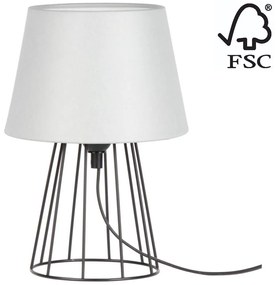 Spot-Light 7663104 - Stolná lampa MANGOO 1xE27/40W/230V šedá/čierna SP0874