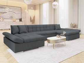 Rozkladacia rohová sedačka Agata, Dostupné poťahy: ekokoža Soft 011 + Lux 06 + Lux 5