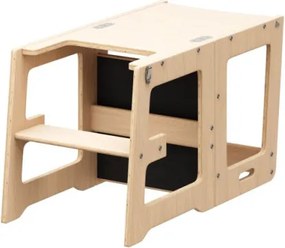 Učiaca veža 3v1 Mooby 35 naturálna