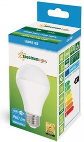 Toolight Toolight, LED žiarovka E27 230V, 9W, 980lm, 6000K, WOJ+14612, studená biela, OSW-02221