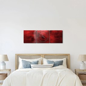 Obraz - Mesiac na hladine (s hodinami) (90x30 cm)